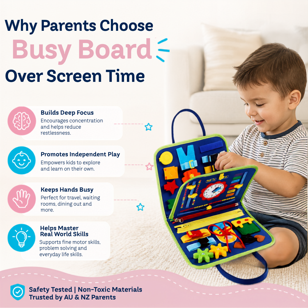 Bright Haven™ Montessori Busy Board