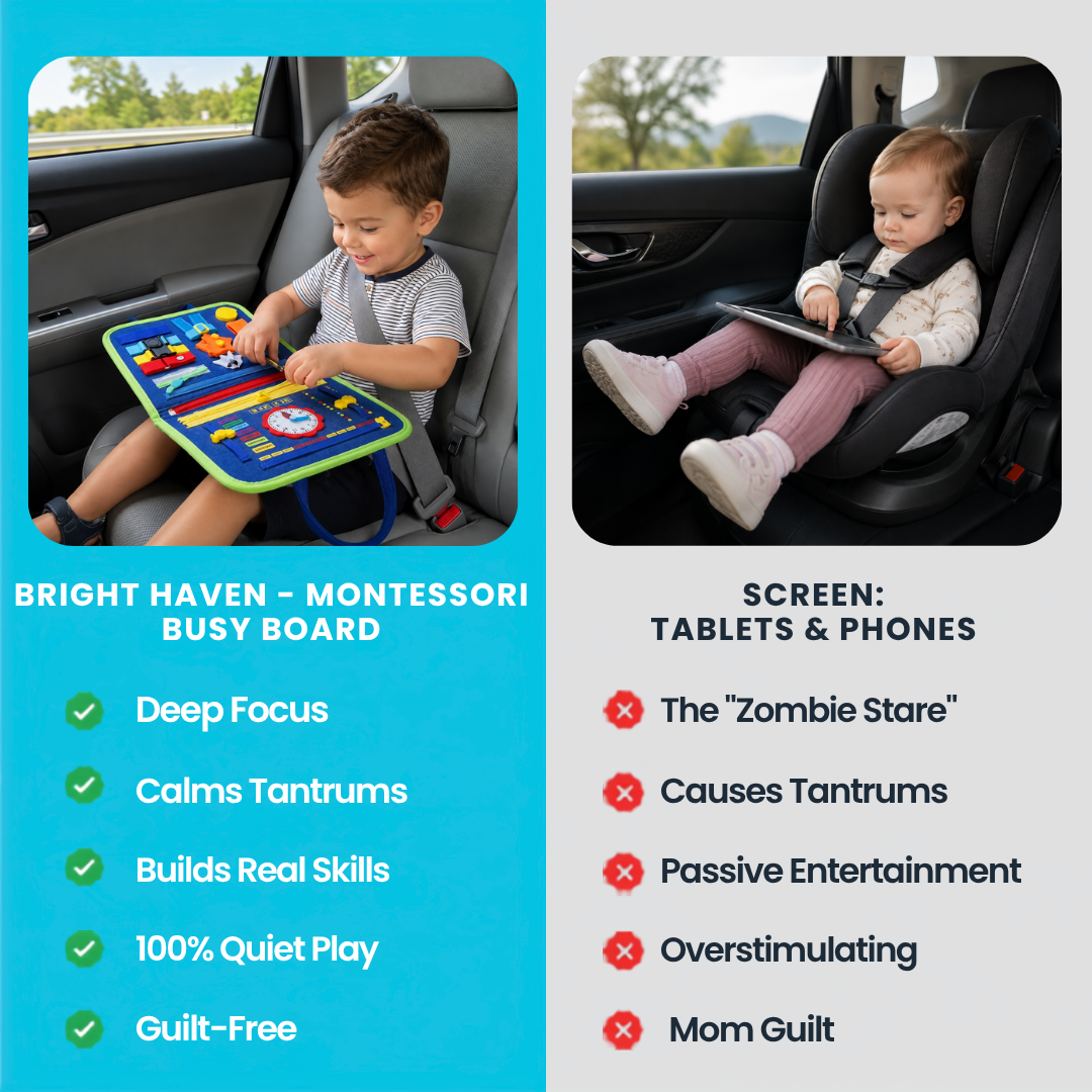 Bright Haven™ Montessori Busy Board