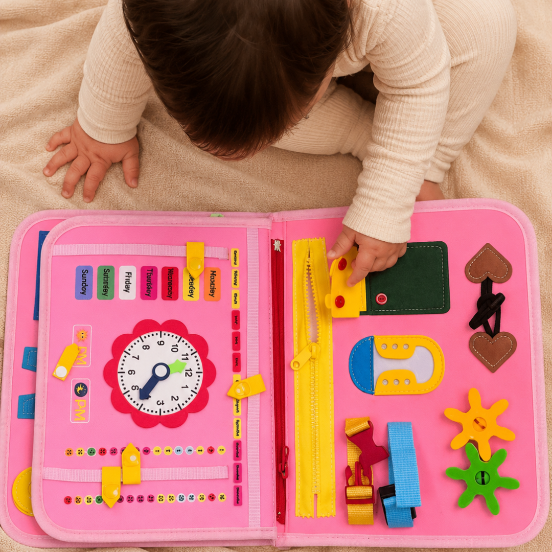 Bright Haven™ Montessori Busy Board