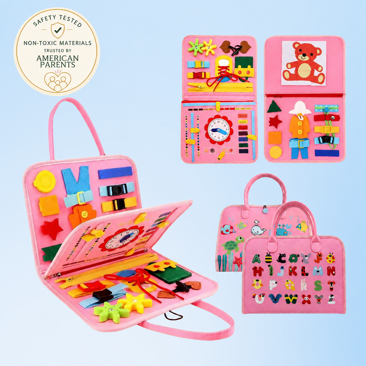 Bright Haven Montessori Busy Boards