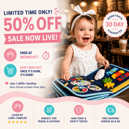 Bright Haven™ Montessori Busy Board