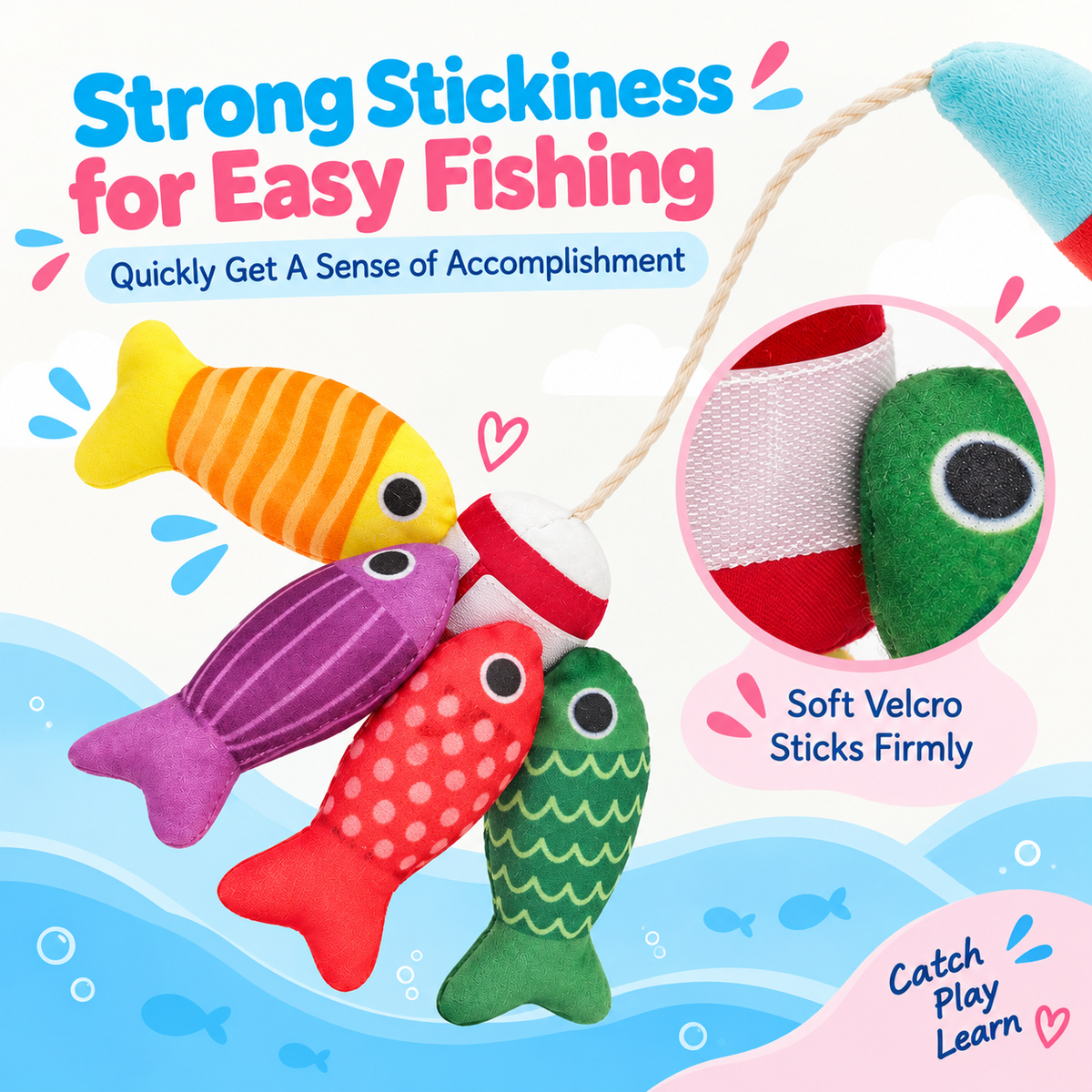 Bright Haven™ Montessori Fishing Game