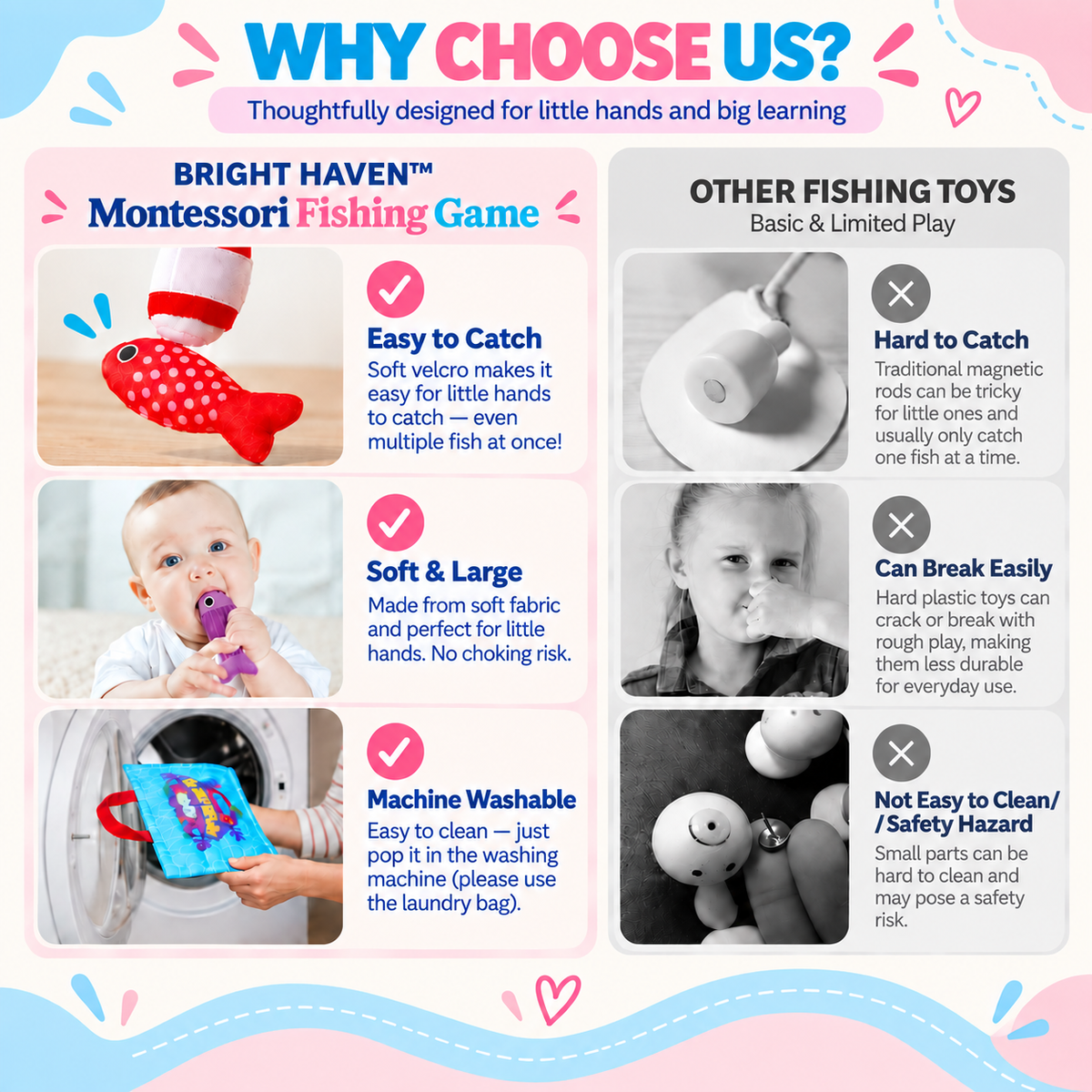Bright Haven™ Montessori Fishing Game