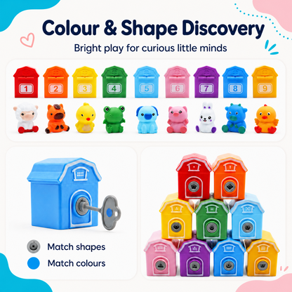 Bright Haven™ Montessori Farm Train